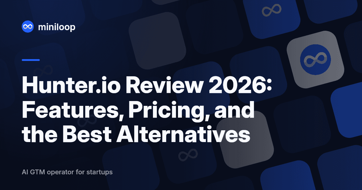 Hunter.io email finder review 2026: features, pricing, and alternatives