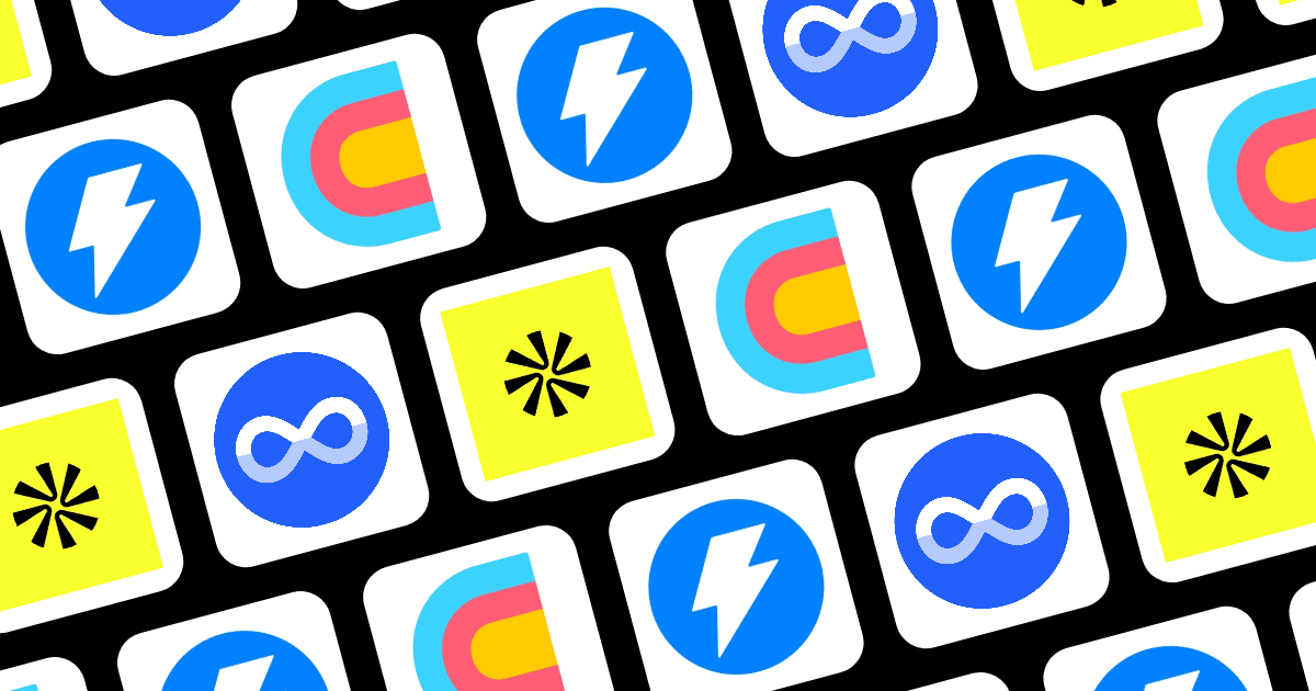 Grid of lead generation tools including Apollo, Clay, Instantly, and Nivaloq logos