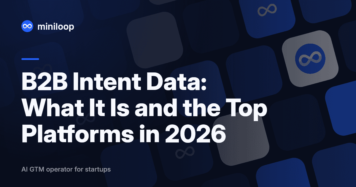 B2B intent data platforms including Bombora, 6sense, ZoomInfo, Demandbase, Cognism, and Leadfeeder